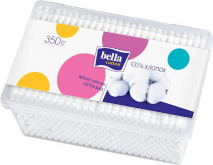 BELLA   Ватные палочки 350шт. пласт.