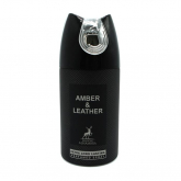 M.ALHAMBRA Дезодорант-спрей AMBER & LEATHER муж. 250мл