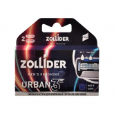 Zollider URBAN 3 blades, сменные кассеты 3 лезвия (2 шт)