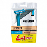Zollider Force 2 Basic, одноразовые бритвенные станки 2 лезвия, 4+1 шт