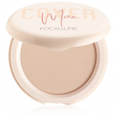 FOCALLURE Пудра для лица Covermax Two way cake Pressed Powder т. 01