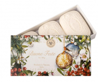 GOURMANDISE Набор парфюмированного мыла Праздничное, 3 х 150 г