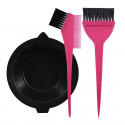 Lei Набор для окраски волос (ванночка + 2 кисти), цвет ассорти